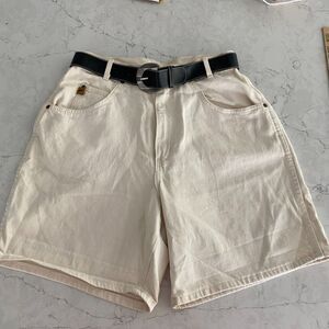 Chic Jeans Shorts Vintage Size 13 Cotton Pockets Zip Fly High-Rise 7" Inseam